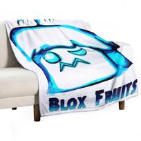 Blox Fruits: Blizzard Fruit (boiz 1) Throw Blanket anime Decorative Sofa Shaggy Luxury Thicken Heavy Decorative Throw Blankets 150cm*180cm blue