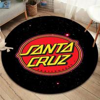 Santa Cruz Round Area Rug,Carpet Rug for Living Room Bedroom Sofa Playroom Decor,Non-slip Floor Mat 80cmx80cm