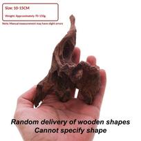 1Pcs Sunken Wood Landscaping Fish Tank Different Shape Ornaments Natural Tree Trunk Aquarium Decor A 10 to 15CM black