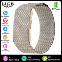 Smart Bracelet Fitness Tracker No Screen Design Waterproof Activity Band with Heart Rate Sleep Monitor Smart Reminder Alarm Pedometer