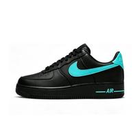 Nike Air Force 1 Neslystantys Atsparūs dilimui Žemi Skateboard Avalynė Unisex Juoda Mėlyna CW2288-001(Komanda1098-) 37.5