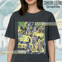 Ronaldo Nazário Brazil Football Legend T-Shirt – Retro Soccer Star World Cup Merch FD M beige