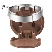 Space Saving Car Organizer Universal Foldable Cup Holder for Door Panel, Adjustable Automotive Drink with Auto Interior Accessory Multifunctional 1pc šviesiai ruda spalva