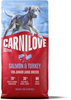 CARNILOVE ACTIVE Dog Dry Made with Salmon  AND amp; Turkey for Juni