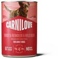 CARNILOVE Dog Can Pat Karma wet food for dogs Turkey, r