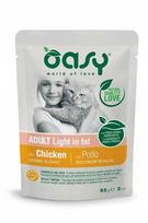 OASY Chunks in gravy Light in Fat Chicken - wet cat food - 85