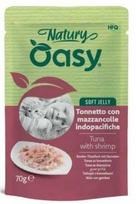 OASY Natury Soft Jelly Tuna with shrimp - wet cat food - 70g