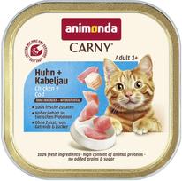 animonda CARNY cat food chicken, cod 85g