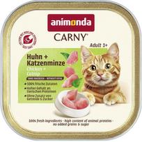 animonda CARNY cat food chicken, catnip 85g
