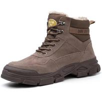 High-top Labor Insurance Shoes Cotton Shoes Anti-smashing and Stab-proof Welder Site Anti-scalding Safety Work Shoes 40
