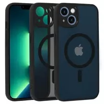 Fusion Accessories Full Matte Mag phone case with MagSafe support for iPhone 13 black