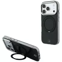 Mercedes Case Ring Stand Iconic Logo MagSafe for iPhone 18 Pro / 17 Pro black
