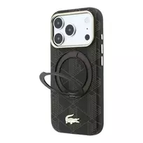 Lacoste PVC Semi Wrap Blend Ring Stand phone case with stand and MagSafe support for iPhone 18 Pro gold
