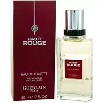 Guerlain  Guerlain Habit Rouge Eau de Toilette for men 50 ml