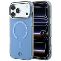 Mercedes Double Layer Iconic Logo MagSafe Case for iPhone 18 Pro Max / 17 Pro Max blue