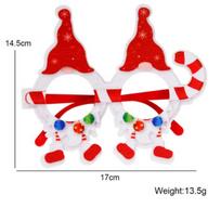 Christmas Decoration Funny Eyeglasses Eyeglasses Red Nose Elk Spectacles Xmas Decoration Kids Gift red