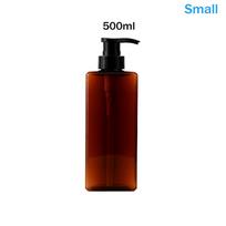 400/500 ml kvadratiniai vonios muilo dozatoriai, papildomi šampūno, dušo želė laikikliai, nešiojami kelioniniai dozatoriai, tušti vonios siurbliniai buteliukai black