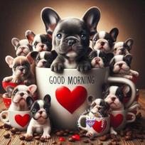 Cute French Bulldog Animal Diamond Painting Kit 5D DIY Dog Diamond Embroidery Cross Embroidery Handmade Art Gift Home Decoration Round 40X40CM
