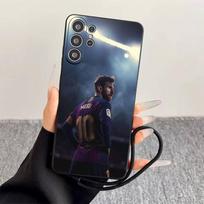 L-Lionel Messi Telefono dėklas Juodas Silikoninis Minkštas Skirtas Samsung S25,S24,S21,S22,S23,S30,Ultra,S20,Plus,Fe,Lite Samsung S26 gray