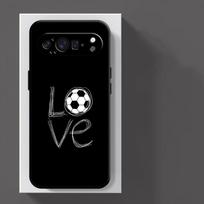 Case for Google Pixel 10A 9a 6a 10 9 Pro XL 8a 6 7 8 Pro 7a Funda Phone Cover Football Creative Pattern- Google Pixel 6 black
