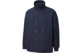 PUMA Mmq Series Velvet Jackets Unisex Blue Stand Collar Moderate 534744-43 XS blue