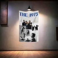 Rock Music Flag 3x5ft For The 1975 Fans Banner Hd Print Brass Grommet Garage Bedroom Living Room Dorm Wall Decor Tapestry 74x94cm(29x37in)