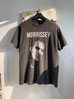 Morrissey 90s The Smith rare design Unisex Black T shirt vtg NH18555 M gray