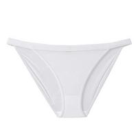 Low Waist Triangle Thong In Ice Silk and Cotton Blend XL balta