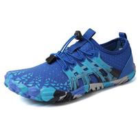 Unisex Quick-Dry Breathable Fitness Shoes - Shock-Absorbing for Treadmill, Squat, Deadlift, and Weightlifting 29 blue