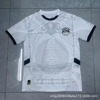 2024-2025 Egypt National Team Home Away AFCON Fan Jersey Short Sleeve Soccer Shirt Men XXL
