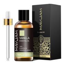 MAYJAM 30ml Vanilės arbatmedžio eukalipto eteriniai aliejai aromaterapiniams difuzoriams, odos priežiūrai vonioje atpalaiduojantys levandų rožių kvapų aliejai Vanilla black