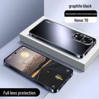 „Honor 70Pro+“ galvanizuotas apsauginis dangtelis, skirtas „Honor 200/90GT/80/50“ aukščiausios klasės įrenginiams. Honor 80pro black