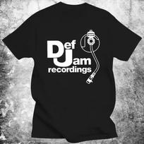 Vintage Printed Mens Clothing DEF RedtubeLogo Classic Rap Hip Hop NAS T Shirt Classic High Quality Cotton Harajuku M