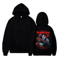 Art Crispies Terrifier Clown Hoodies Drabužiai Vyrai Moterys Apranga Megztinis Madingas Retro Siaubo Hoody Spausdinta Palaidinė Viršutinė dalis Oversize S black