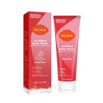 EELHOE Odor-Eliminating Shower Gel 100ml: Deep Cleansing/Exfoliating/Odor Removal/Skin-Softening Shower Gel pink