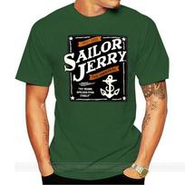SAILOR JERRY Tatuiruotė Mūsų Antspaudas Inkaras Logotipas Pilkas Melange Slim Fit Marškinėliai S3XL NAUJI Unisex Mados Marškinėliai viršus 4XL black