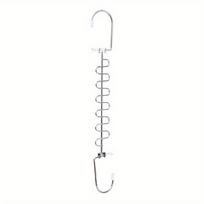 Metal Cascading Hangers Space Saving Stainless Steel Closet Wardrobe Organizer Multifunctional Magical Hook Clothes Storage Rack white