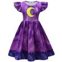 Catnap in Stock: Sleepy Cat Halloween Cosplay Dress for Girls - Children's Role-Playing Costume Size 130 blue