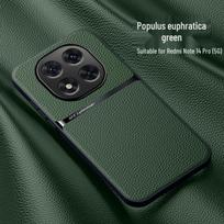 Compatible Accessories: Redmi Note 14 Case, Turbo 4 Car Magnetic Holder, 13C Lychee Leather Texture Case Redmi Note 14 4G Overseas 163.25 gray