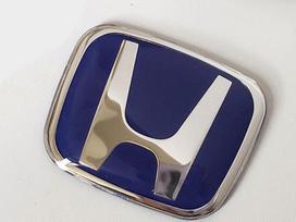 Automobilio vairo emblema H-lipdukas Honda Civic Accord City CRV Jade Fit Odyssey Hybrid Raudonas Juodas Mėlynas Interjero modifikacija XA6