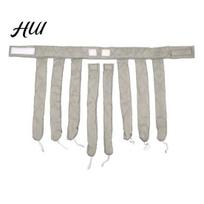 Silk Sponge Hair Rollers No Heat Curling Rod Headband, Overnight Sleeping Eight Claw Curler with Adjustable Strap Strap, Soft Long Curls Roller L beige