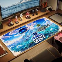 Astro bot Color Mouse Pad Large Gaming Table Cushion Non-slip Laptop Tablet Big Mousepad XXL Mat Mini PC Playmat With Lock edge 30cmx80cm(11.8x31.5inch)