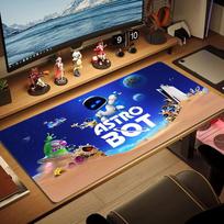 Astro bot Color Mouse Pad Large Gaming Table Cushion Non-slip Laptop Tablet Big Mousepad XXL Mat Mini PC Playmat With Lock edge 40cmx90cm(15.7x35.4inch)