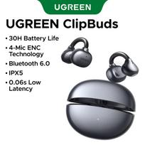 Xiaomi UGREEN Open Ear Wireless Headphones Bluetooth 6.0, Clip Ear Sports Earphones TWS with ENC, for 30 Hours Playtime, UGREEN APP