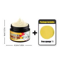 11g Long-Lasting Eyeglass Scratch Remover Polishing, Lens Repair Cream With Sponge, Cleaner For Glasses, Sunglasses & Car Glass A yellow