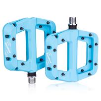 Mountain Mtb Pedals Bike Nonslip Bike Pedals Platform Bicycle Flat Pedals 916 Inch mėlyna