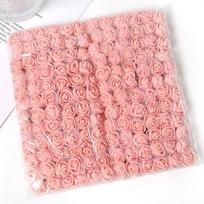 144Pcs Multicolor Foam Artificial Flower Mini Rose Wreath Accessorie Foam Fake Flowers DIY Artificial Flower Craft