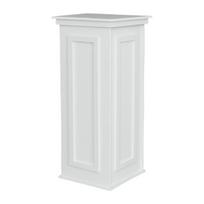 Aukšta kvadratinė kolona | Romėniško stiliaus, laisvai stovinti, ekspozicinė kolona, vestuvėms 60CM white