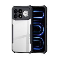 XUNDD dėklas Redmi K100 Pro Max/POCO F9 Ultra 5G, atsparus smūgiams, su oro pagalvėmis, juodas, skaidrus dangtelis, magnetinis stovas su kameros apsauga Poco F9 Ultra