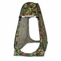 Portable PopUp Camouflage Bird Watching Tent with UV Protection Double Window Silver